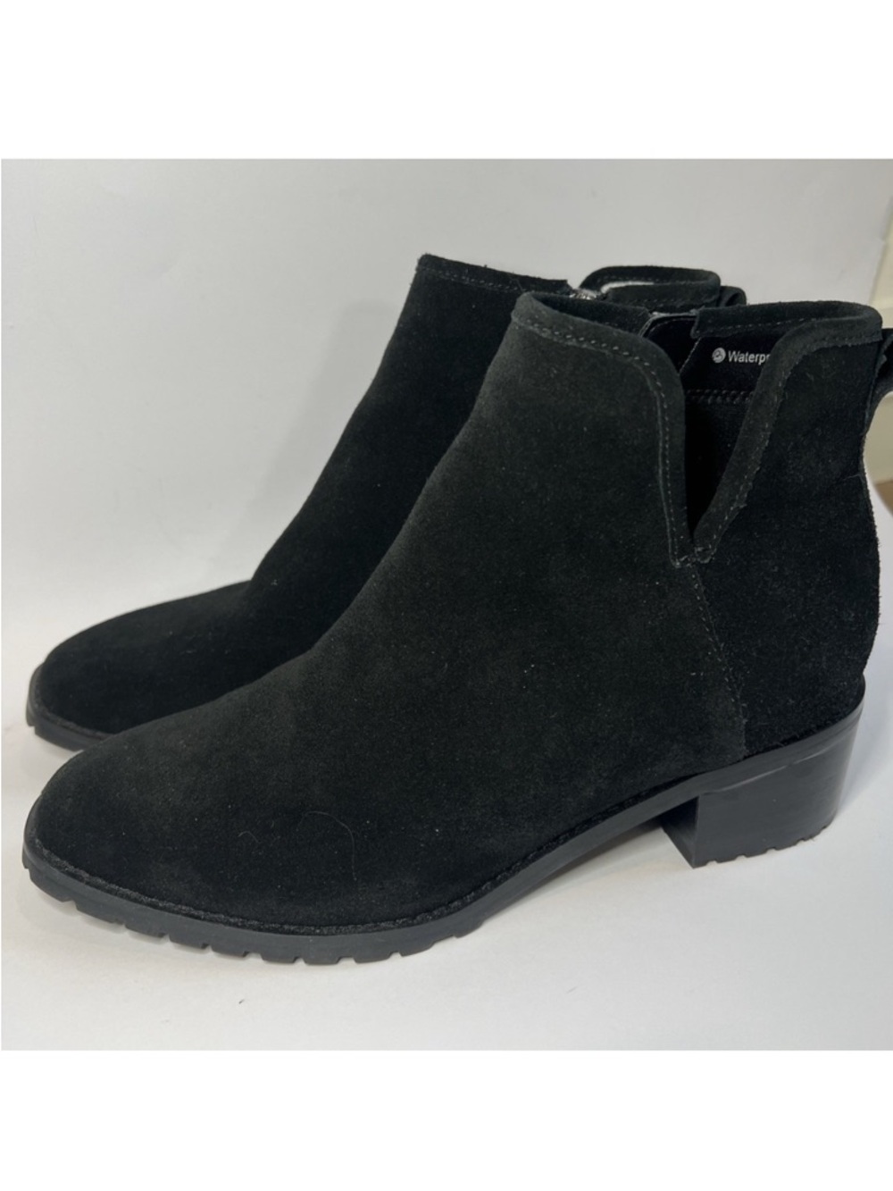 Blondo Bootie Waterproof Villa Ankle Zip Women 7M Black Leather B7309